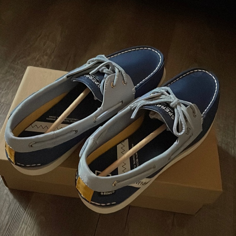 Boys Blue Sperrys